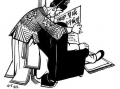 讽刺漫画家,揭示社会百态的幽默与深思