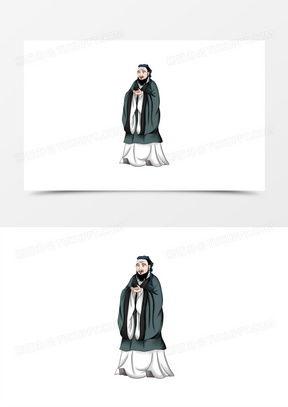 孔子漫画图片,穿越千年的智慧面孔