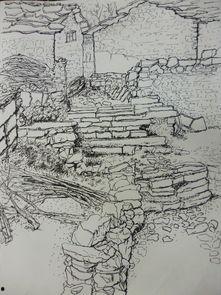 写生漫画,漫画中的生活剪影